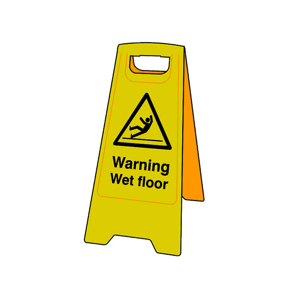 Scan SCA4702 Warning Wet Floor - Heavy Duty 'A' Board