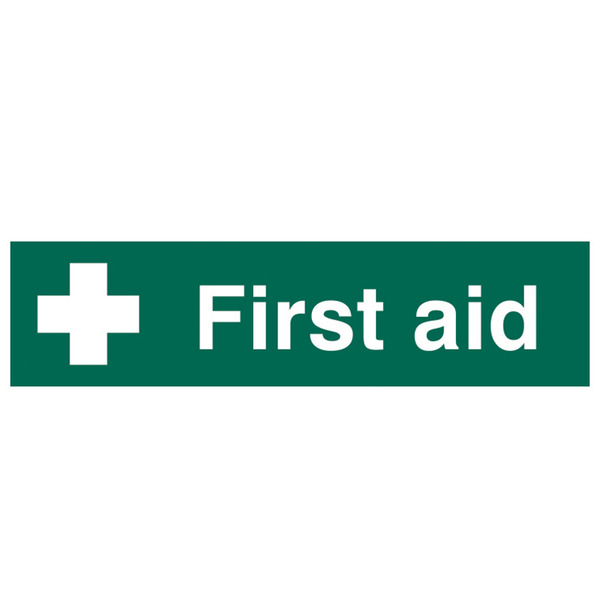 Scan SCA5212 First Aid - PVC Sign 200 x 50mm