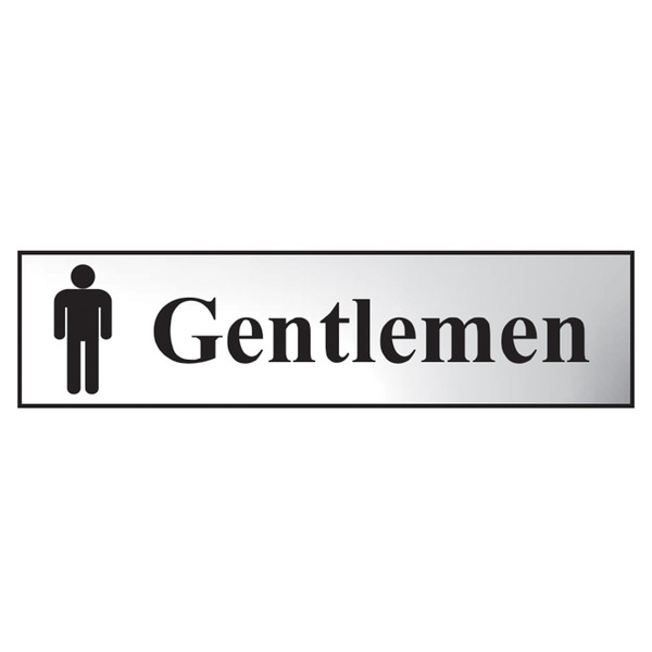 Scan SCA6003C Gentlemen - Polished Chrome Effect 200 x 50mm