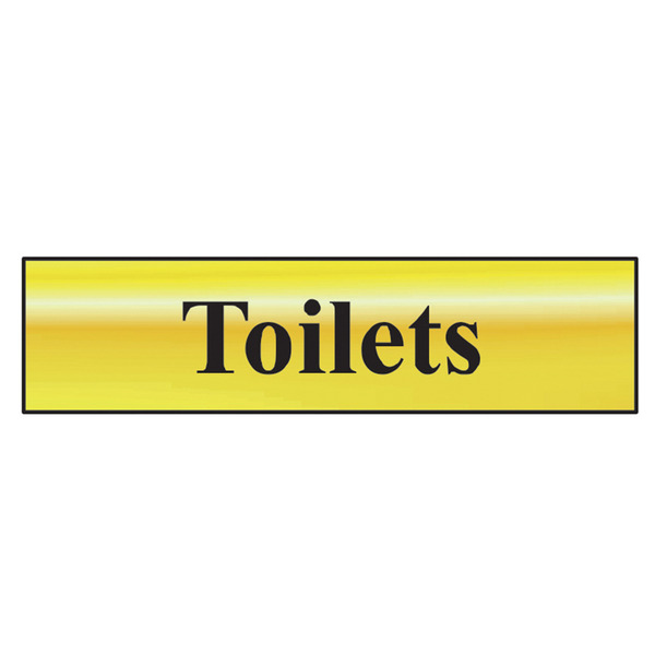 Scan SCA6005 Toilets - Polished Brass Effect 200 x 50mm