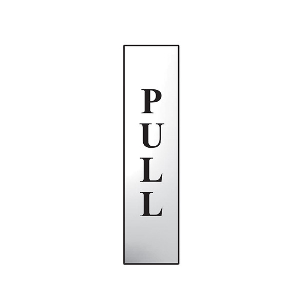 Scan SCA6034C Pull Vertical - Polished Chrome Effect 50 x 200mm