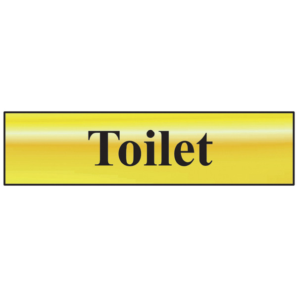Scan SCA6051 Toilet - Polished Brass Effect 200 x 50mm