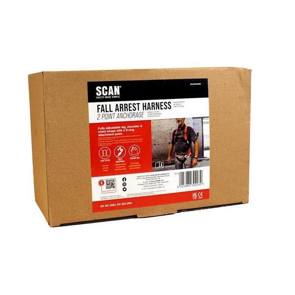 Scan SCAFAHARN6 Fall Arrest Harness 2-Point Anchorage