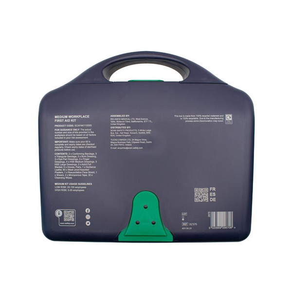 Scan SCAFAK1100BS First Aid Kit 1-100 Persons BS Approved