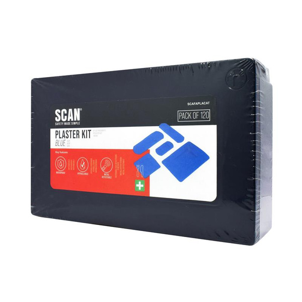 Scan SCAFAPLACAT Assorted Hypoallergenic Blue Plasters 120