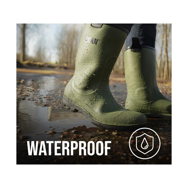 Scan SCAFWWELFL12 Fleece Lined Wellingtons UK 12 EUR 47