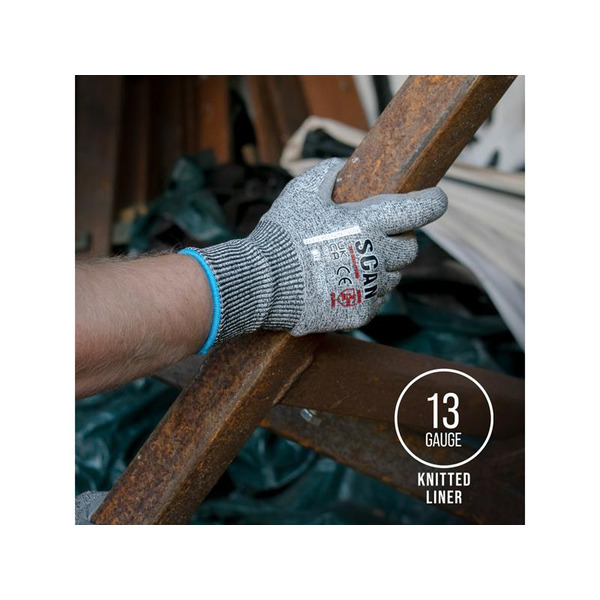 Scan SCAGLOCUTDXL PU Palm Cut D Gloves - XL (Size 10)