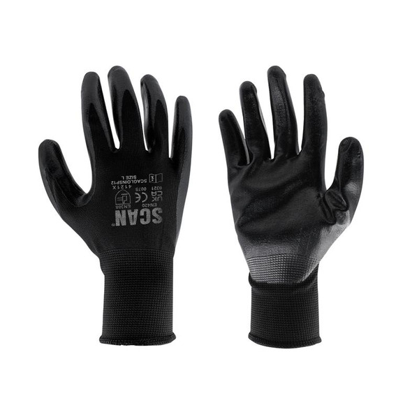Scan SCAGLOINSP12 Seamless Inspection Gloves - L (Size 9) (pack 12)
