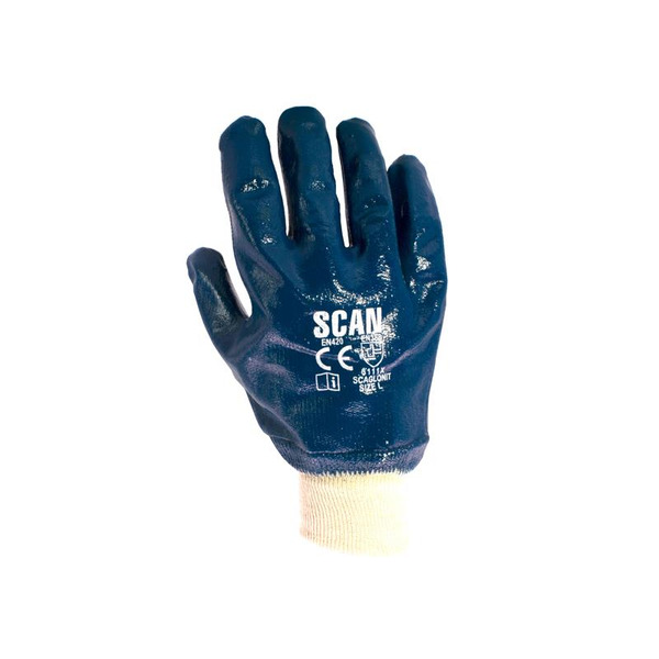Scan SCAGLONIT Nitrile Knitwrist Heavy-Duty Gloves