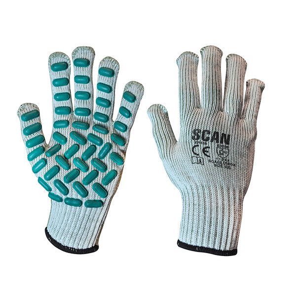 Scan SCAGLOVRXX Vibration Resistant Latex Foam Gloves - XXL (Size 11)