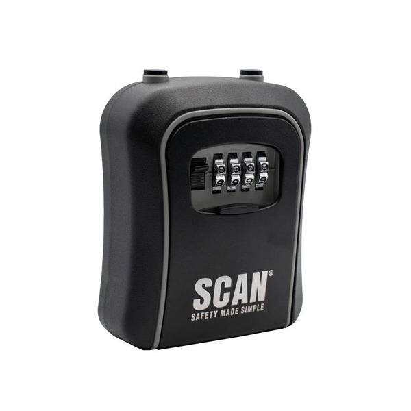 Scan SCAKEYSAFESH 4 Wheel Combination Keysafe with Removable Shackle