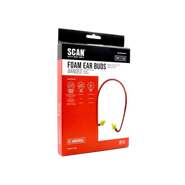 Scan SCAPPEEPBAND Banded Foam Ear Bud