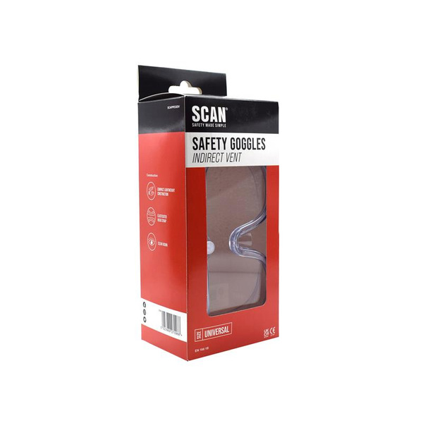 Indirect Ventilation Safety Goggles