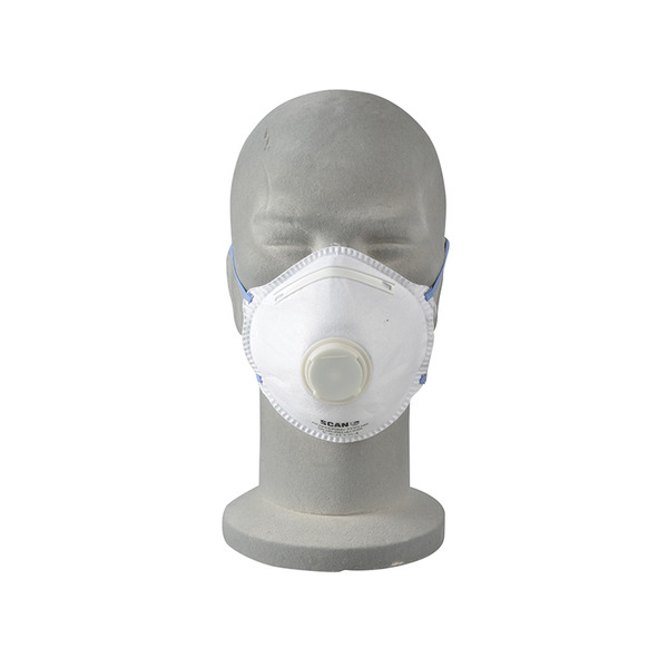 Scan SCAPPEP2MV Moulded Disposable Mask Valved FFP2 Protection (Pack 3)