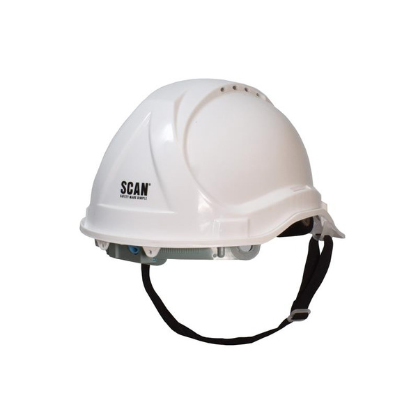 Deluxe Safety Helmet - White