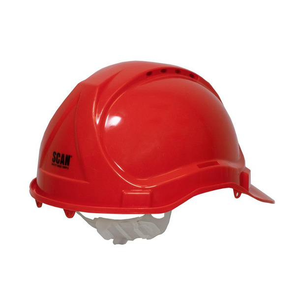 Scan SCAPPESHR Safety Helmet - Red