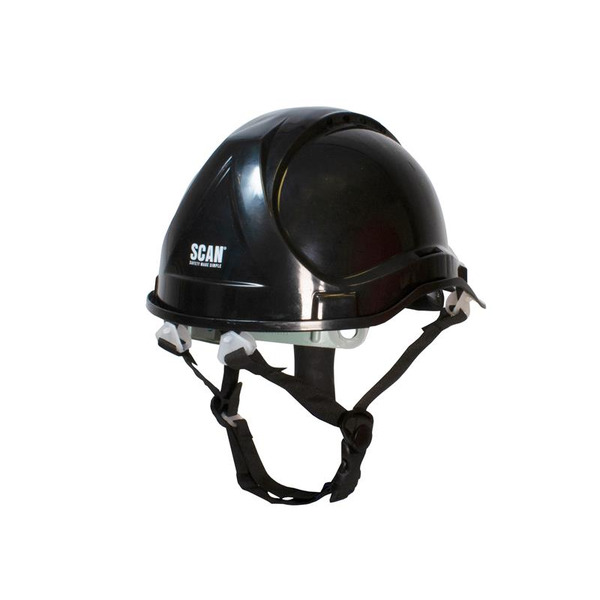 Scan SCAPPESHSPBK Short Peak Safety Helmet Black