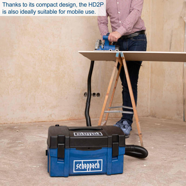 Scheppach 3 in 1 Portable Dust Extractor | HD2P