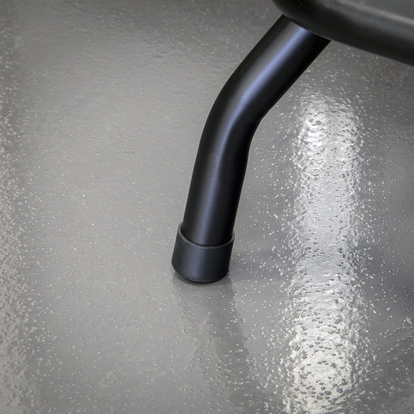 Sealey SCR01B Premier Industrial Pneumatic Workshop Stool with Adjustable Height Swivel Seat & Back Rest