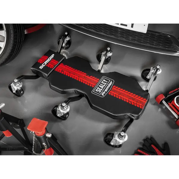 Sealey SCR101P Steel Creeper with 6 Rough Ground 5