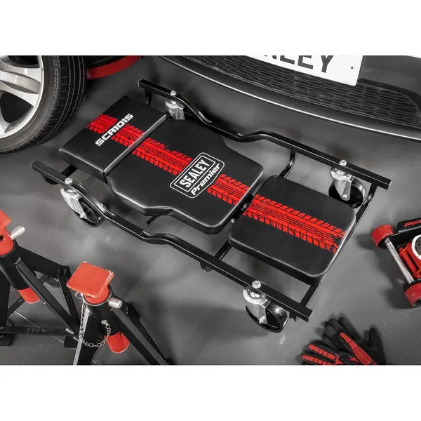 Sealey SCR101S Steel Creeper with 4 Rough Ground 5