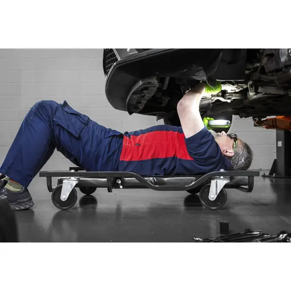 Sealey SCR101S Steel Creeper with 4 Rough Ground 5