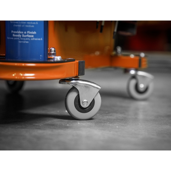 Sealey SCR18O Mechanic's Utility Seat & Toolbox - Orange