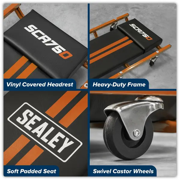 Sealey SCR75O American-Style Deluxe Creeper 36
