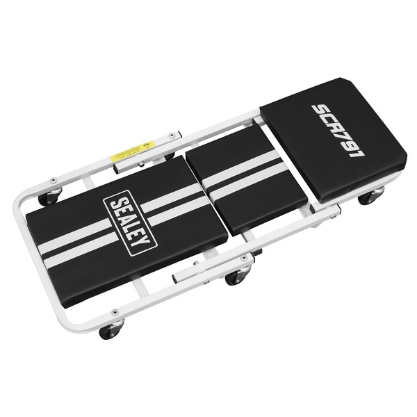 Sealey SCR791 Compact Steel Creeper/Seat with 6 Wheels