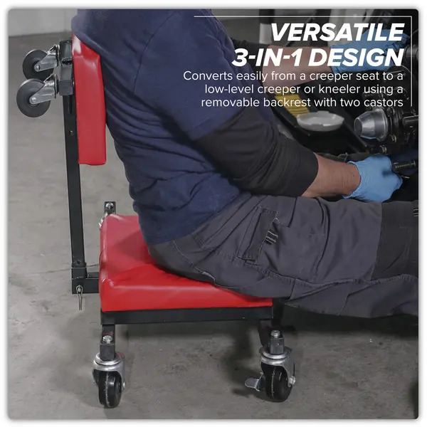 Sealey SCR85 Low Level Creeper, Seat & Kneeler