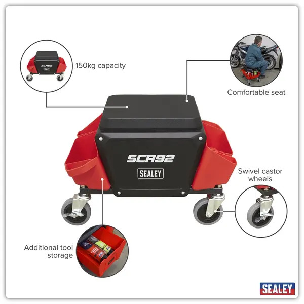 Sealey SCR92 Mechanic's Detailing Utility Seat