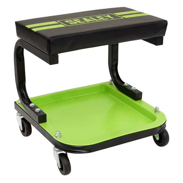 Sealey SCR9HV Mechanic's Utility Seat - Green