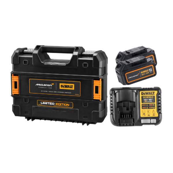 DeWalt Mclaren DCB184M/DCB1104 battery and charger starter kit