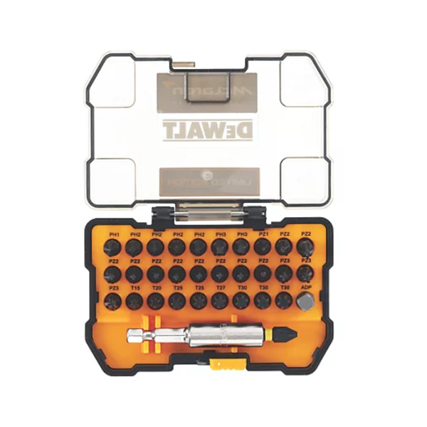 DEWALT DT70901T-QZ McLaren Mixed Impact Torsion Screwdriver Bit Set 32 Pieces 