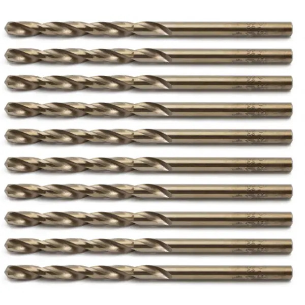 Rika HSSR042 HSS Cobalt Drill Bit 3.8mm x 75mm 10 Pack