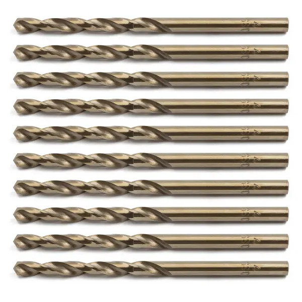 Rika HSSR046 Hss Cobalt Drill Bit 4.8 x 86mm 10pk