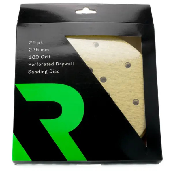 Rika ABRR021 Drywall Sanding Disc Perforated 225mm 180 Grit 25 Pack
