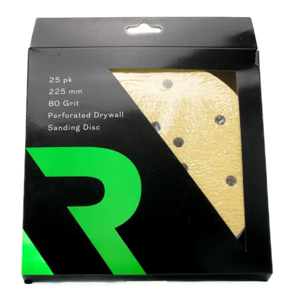 Rika ABRR017 Drywall Sanding Disc Perforated 225mm 80 Grit 25 Pack
