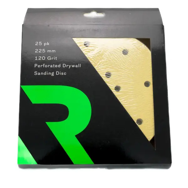 Rika ABRR019 Drywall Sanding Disc Perforated 225mm 120 Grit 25 Pack