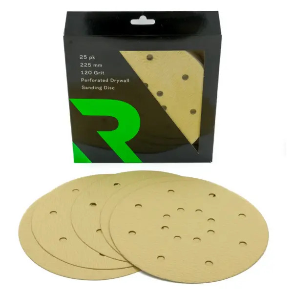 Rika ABRR019 Drywall Sanding Disc Perforated 225mm 120 Grit 25 Pack