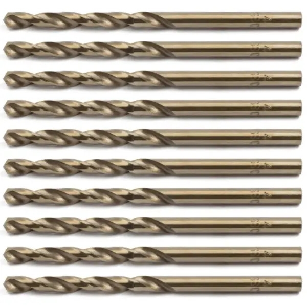 Rika HSSR043 HSS Cobalt Drill Bit 4mm x 75mm 10 Pack