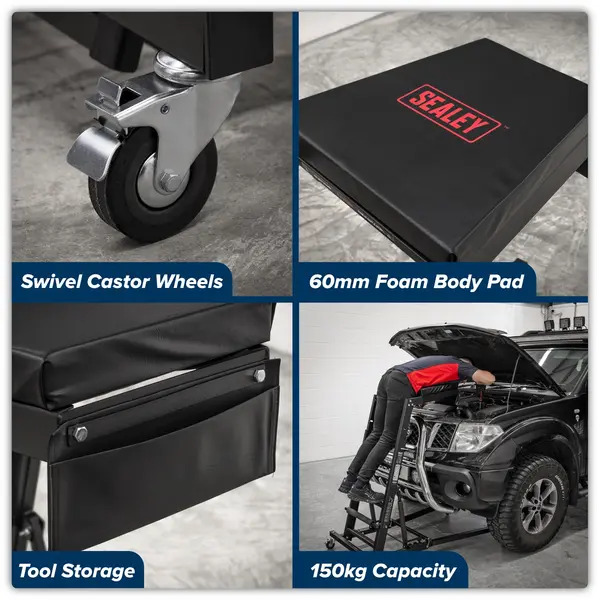 Sealey SCRT01 Topside Engine Bay Creeper