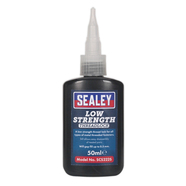 Sealey SCS222 Low Strength Thread Lock 50ml - Pack of 12