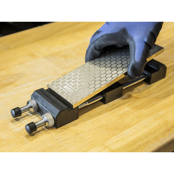 Sealey SCSS1 Combination Diamond Sharpening Whetstone with Adjustable Stone Holder