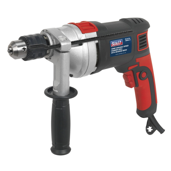 Sealey SD800 13mm Variable Speed Hammer Drill with Reverse 850W/230V