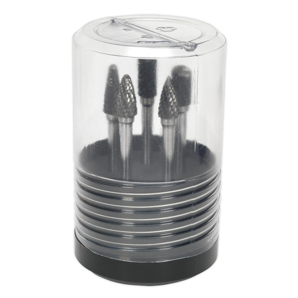 Sealey SDBK5 Tungsten Carbide Rotary Burr Set 5pc