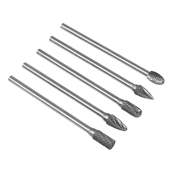 Sealey SDBK5XL Tungsten Carbide Rotary Burr Set Extra-Long 5pc