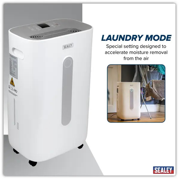 Sealey SDH20 Dehumidifier with Laundry Mode 20L