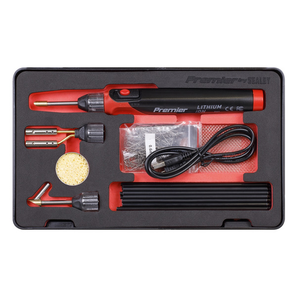Sealey SDL14 Premier Rechargeable Plastic Welding Repair Kit 30W