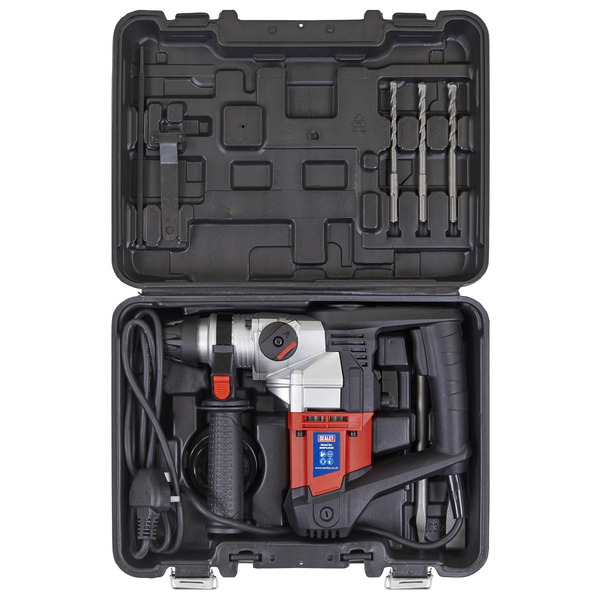 Sealey SDSPLUS26 26mm SDS Plus Rotary Hammer Drill 900W/230V